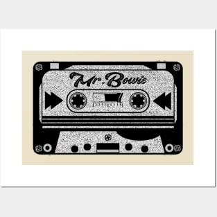 mr bowie cassette Posters and Art